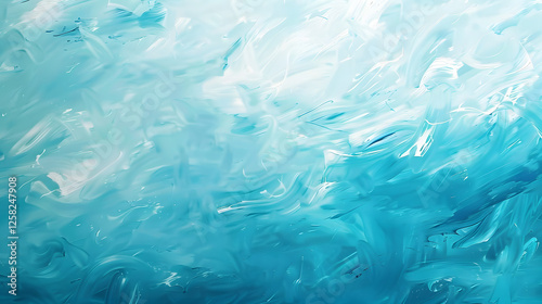 Wallpaper Mural Abstract blue water texture with swirling patterns, resembling ocean waves. Represents fluidity, tranquility, and nature-inspired design, perfect for backgrounds and creative projects Torontodigital.ca