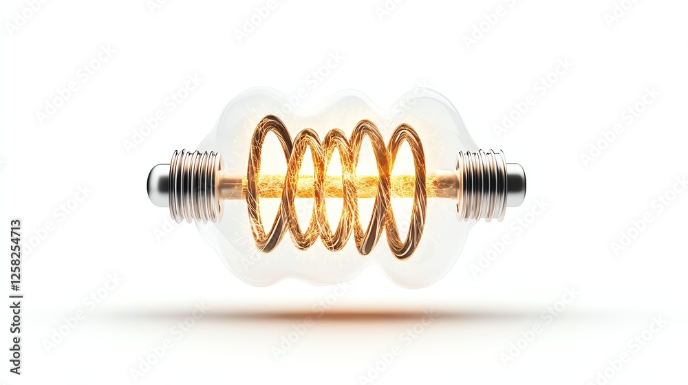 an oldfashioned electrical experiment, sparks flying between metal coils, photorealistic, isolated on white background an oldfashioned electrical experiment, sparks flying between metal coils, photorealistic, isolated on white background