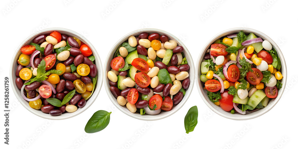 Bean Salad with Colorful Mix of Vegetables, Nutritious Bean Salad, Healthy Meal, Colorful Salad Ingredients, PNG Transparent Bean Salad with Colorful Mix of Vegetables, Nutritious Bean Salad, Healthy Meal, Colorful Salad Ingredients, PNG Transparent