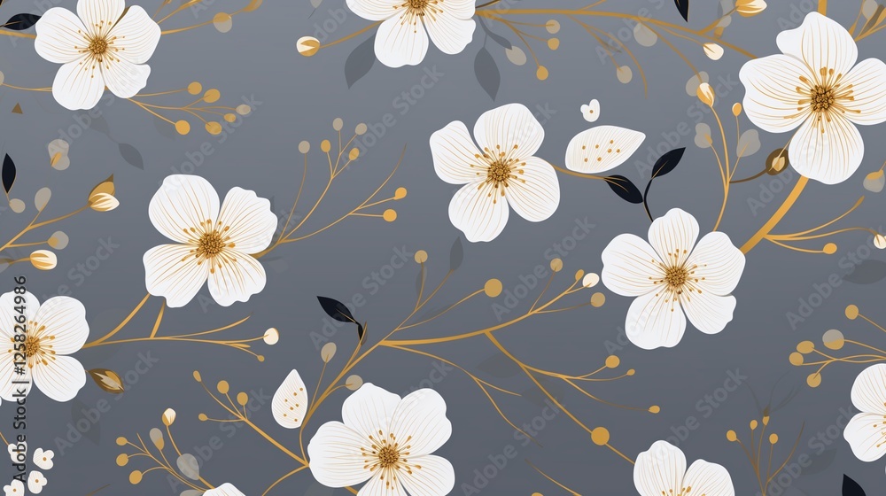 Seamless pattern with flowers a? Seamless pattern with flowers a?