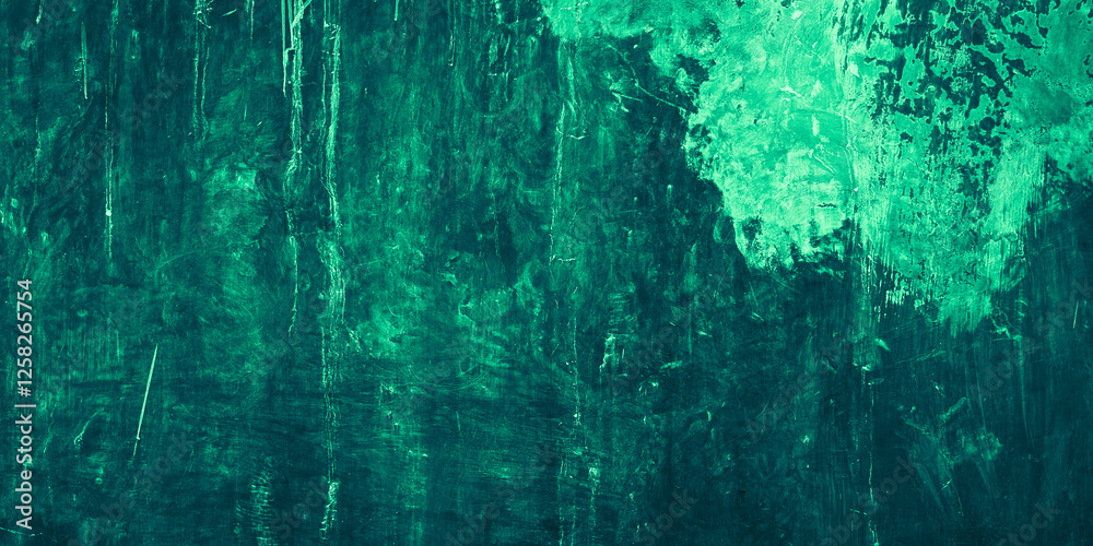 Fototapeta premium abstract green texture cement concrete wall background