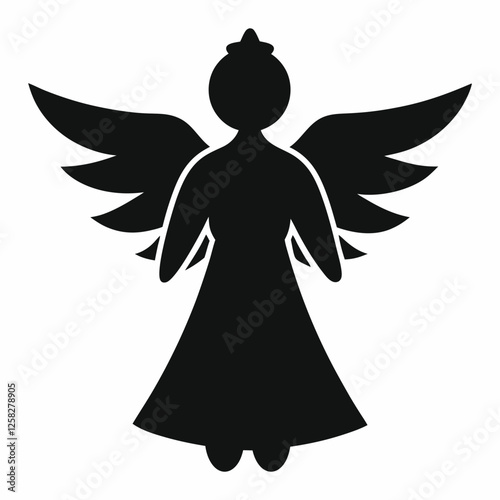  silhouette of angel