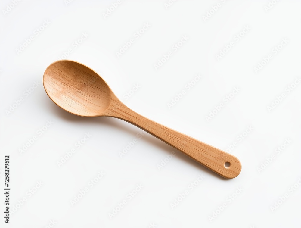 Wooden spoon isolated on white background with clipping path Wooden spoon isolated on white background with clipping path