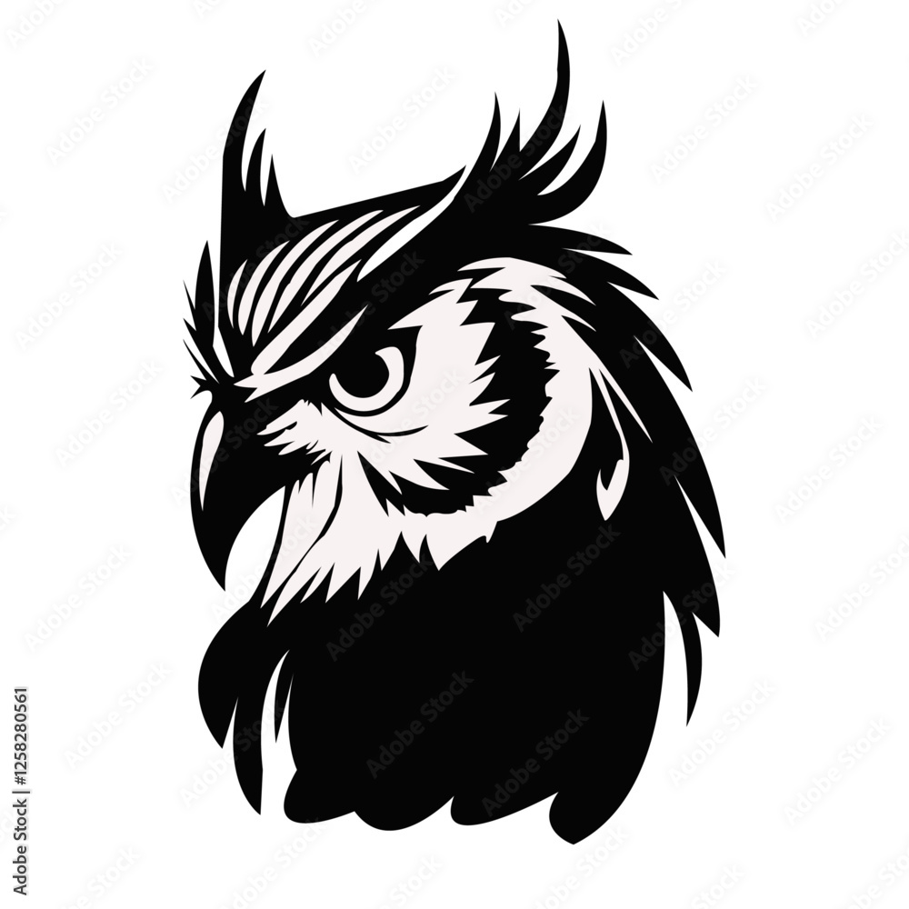 Fototapeta premium Owl vector art design