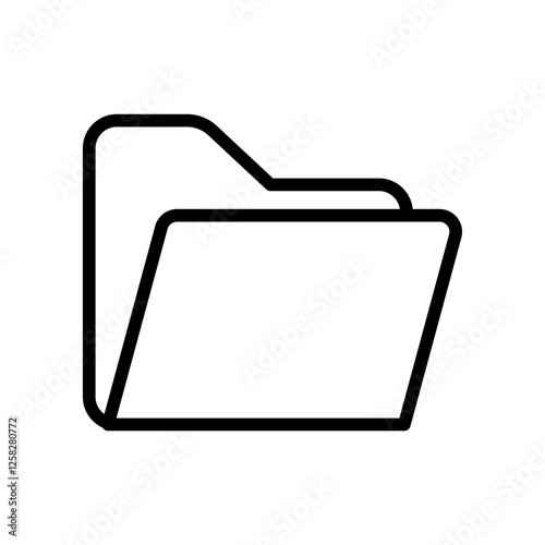folder open vector icon