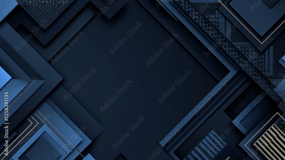 Abstract minimalist wallpaper with intricate geometric patterns, perfect for banner templates with Blue background and ample copy space. Ideal for modern design projects and creative layouts. Abstract minimalist wallpaper with intricate geometric patterns, perfect for banner templates with Blue background and ample copy space. Ideal for modern design projects and creative layouts.
