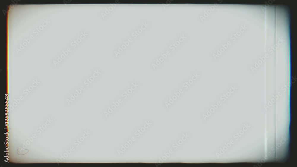 Retro Monitor Screen, Film Frame Overlay, High Saturated Analog Screen Effect.