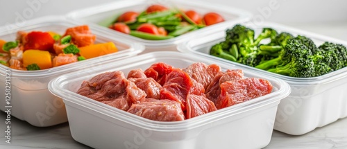 Hygienic food packaging with antimicrobial technology preventing bacterial contamination ensuring extended freshness and safety for consumers