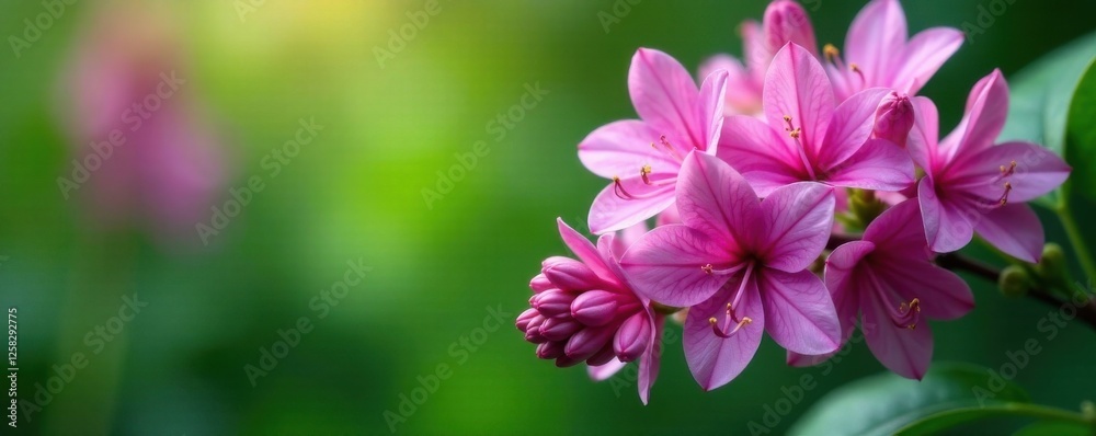 Fleur de lilas avec des feuilles vertes et des tiges ?pines, printemps, mystiques, champagne Fleur de lilas avec des feuilles vertes et des tiges ?pines, printemps, mystiques, champagne