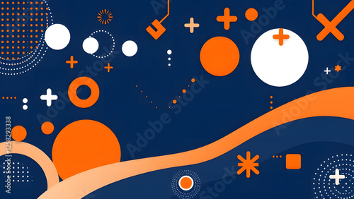 Colorful abstract circles create a vibrant vector design photo