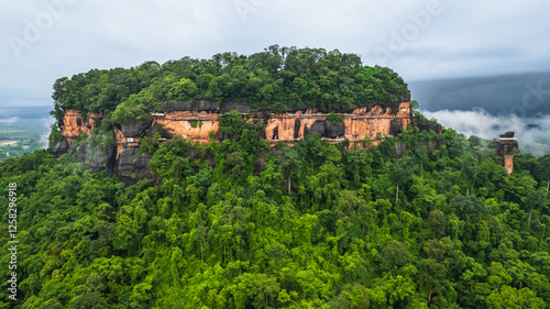 Wallpaper Mural Landscape of Phu- Toek, the mountain of faith in  Buengkan province, Thailand. Torontodigital.ca