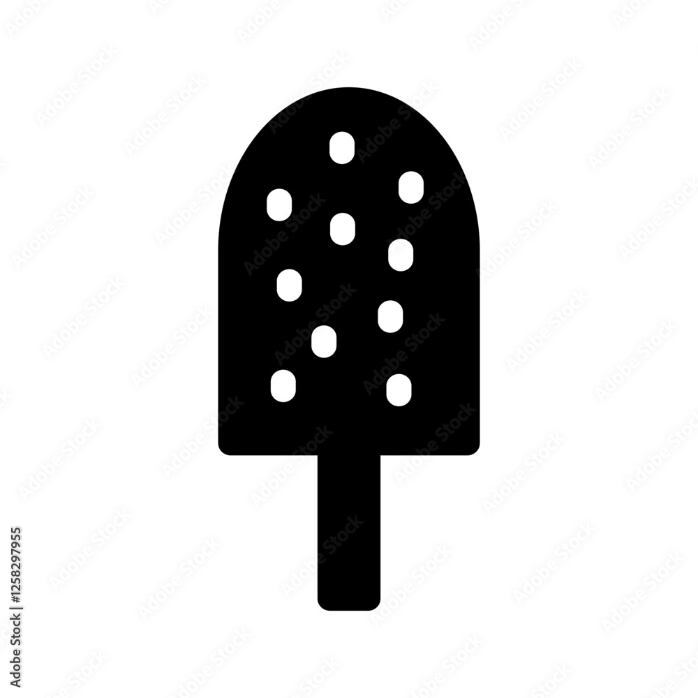 Outlined ice cream icon with simple and clean lines, ideal for modern app icons and digital design. Outlined ice cream icon with simple and clean lines, ideal for modern app icons and digital design.
