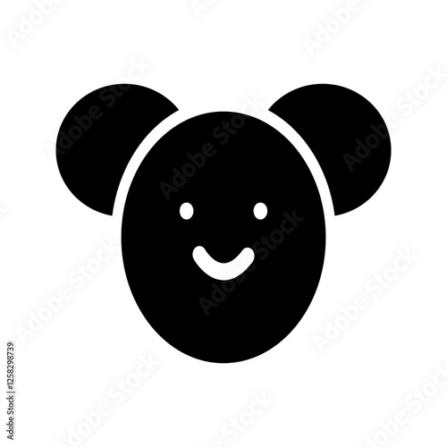 Animated panda plush toy icon with waving arms, symbolizing fun, excitement, and friendly interaction.