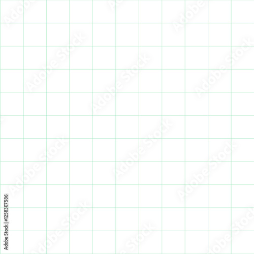 Clean simple graph paper, checked paper, gridded paper background. Vector. Notebook, sheet paper, seamless, page, cloth, chart, school book, paper. graphic, design background. 