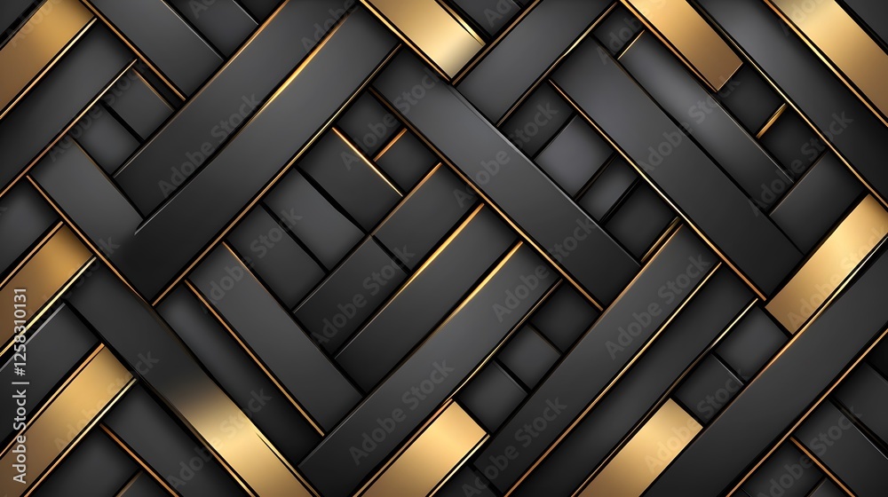 Elegant Black and Gold Woven Texture for Modern Design Projects Elegant Black and Gold Woven Texture for Modern Design Projects