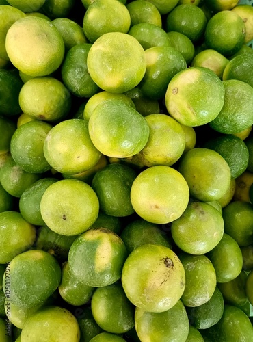 The lemon background.