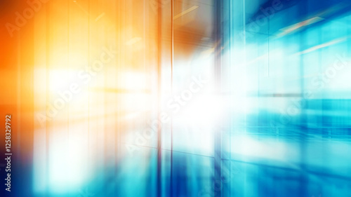 Abstract background with colorful lines. A blurred image of a blurred background