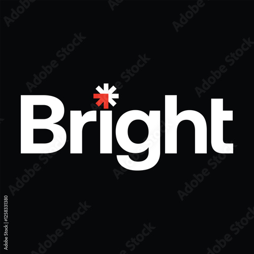 The Bright logo features a sun-shaped symbol, representing energy and innovation for a modern tech brand.