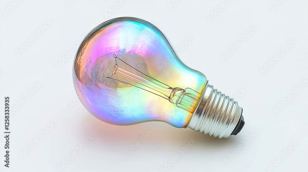 A Stunning Iridescent Lightbulb: A Symphony of Colors and Innovation A Stunning Iridescent Lightbulb: A Symphony of Colors and Innovation