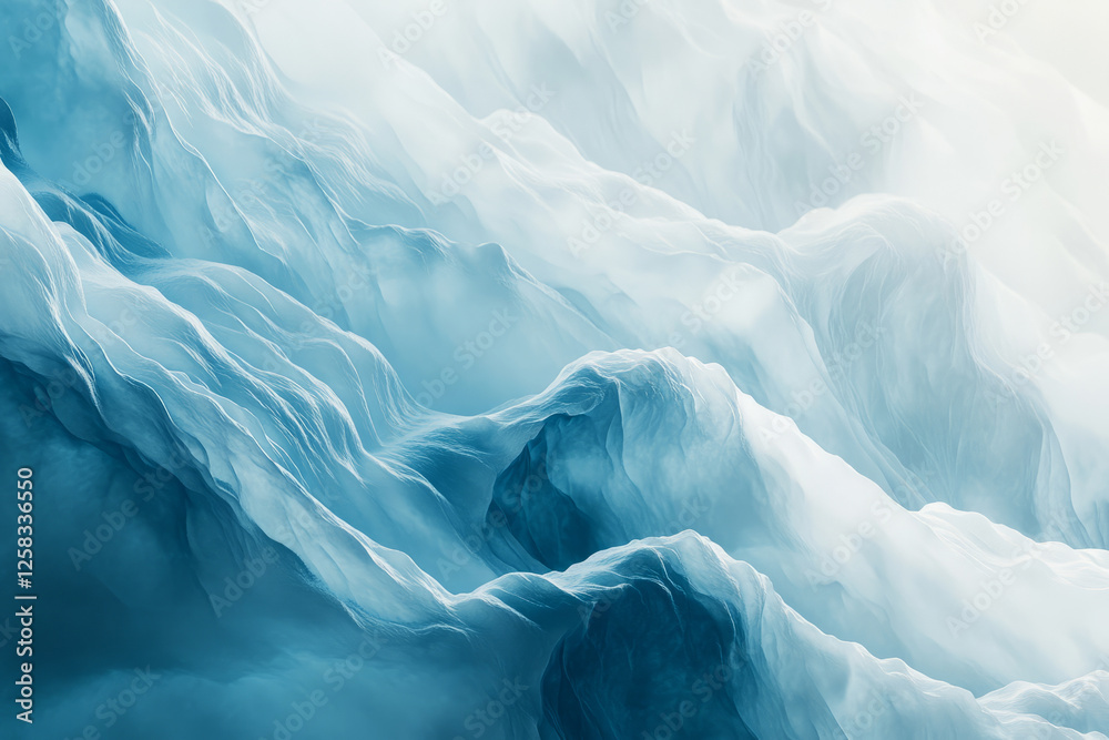 custom made wallpaper toronto digitalA serene blue and white abstract background with soft gradients, gentle waves, and a calming atmosphere. Perfect for relaxing, nature-inspired, and wellness visuals.