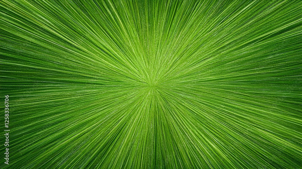 Obraz premium Abstract Green Radial Pattern Background Texture