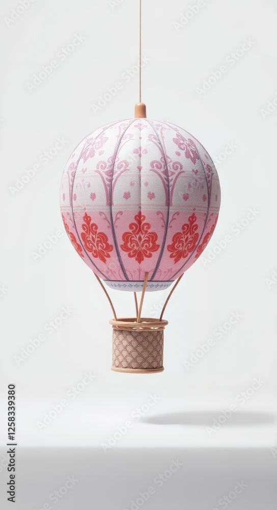 Fototapeta premium Vintage-style Hot Air Balloon Decor