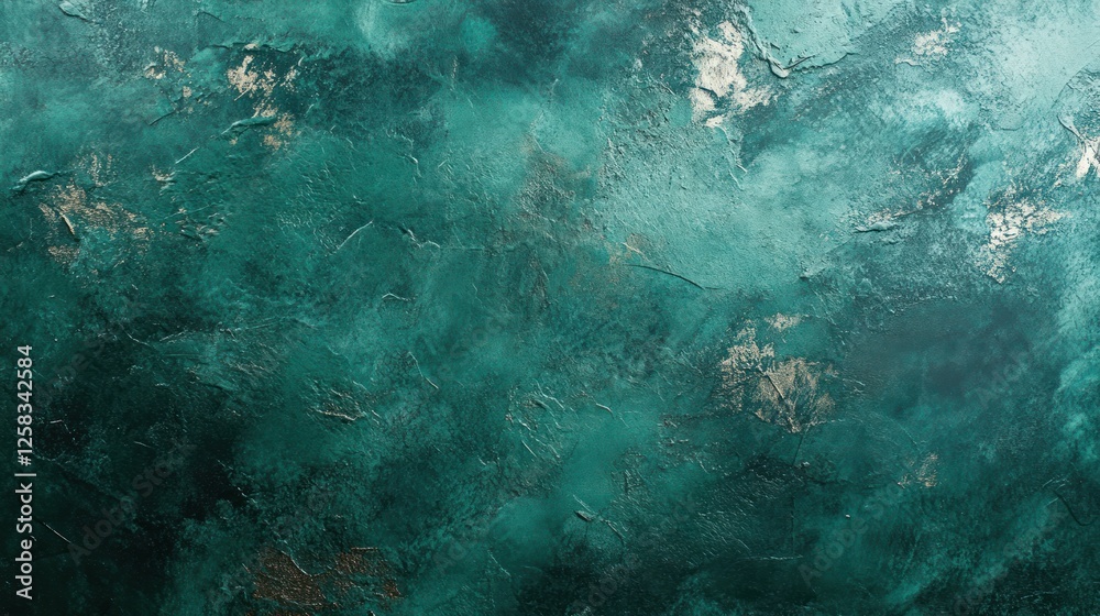 Fototapeta premium A serene and abstract background featuring deep green hues and subtle textures, perfect for creating calming visuals or highlighting natural themes.