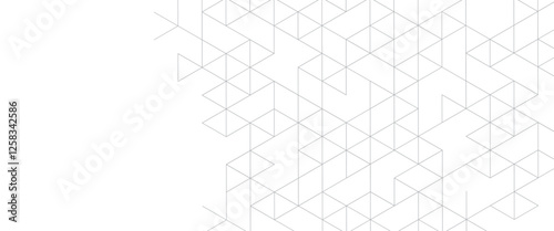 Vector abstract minimalist triangles technology pattern geometric background. 