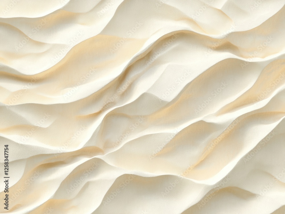 Fototapeta premium Abstract Creamy Waves Textured Background Gently Flowing and Intertwined in a Mesmerizing Pattern