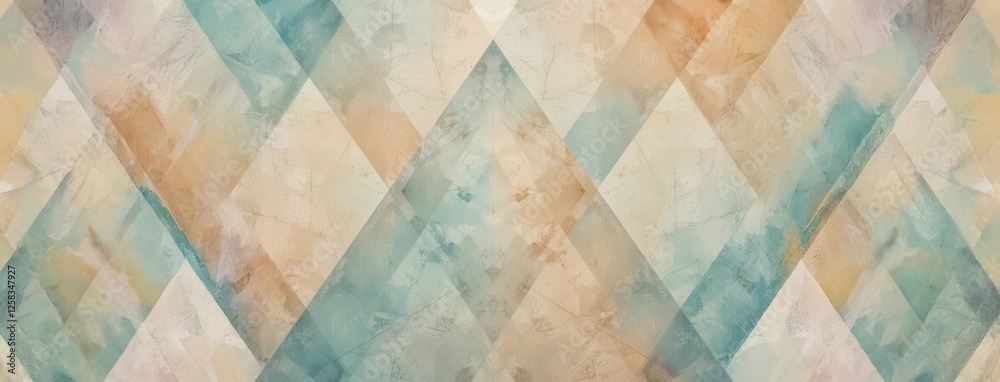 Fototapeta premium Abstract Geometric Background with Soft Colors and Textured Patterns