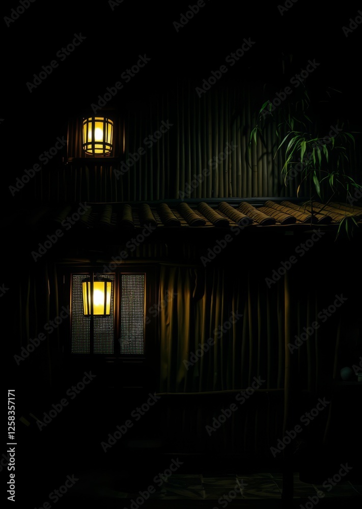 Details of a house bamboo house background beautiful bamboo asian seaport baltic sea antebellum