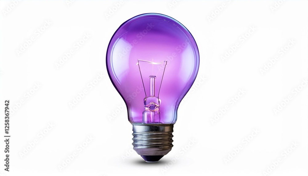 Fototapeta premium light bulb on white background