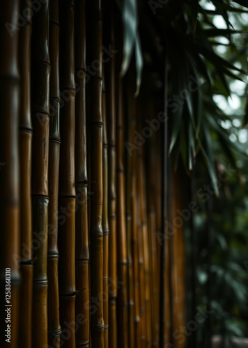 Obraz na płótnie Close up of bamboo texture background bamboo house background beautiful bamboo asian seaport baltic sea antebellum w salonie