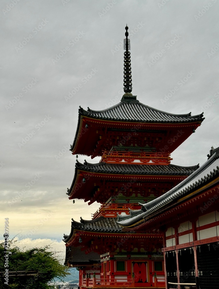 red temple in japan red temple in japan