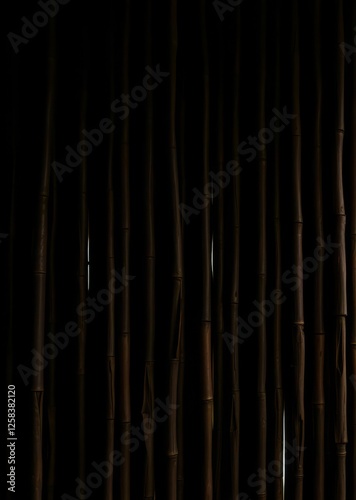 Obraz na płótnie Seamless bamboo texture background bamboo house background beautiful bamboo asian seaport baltic sea antebellum w salonie
