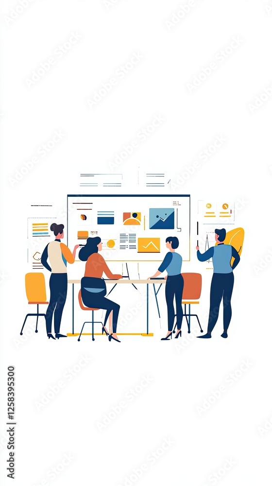 Business People In Meeting Discussing Project Ideas Business People In Meeting Discussing Project Ideas