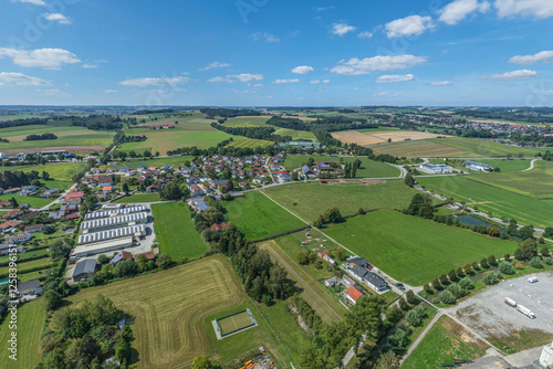 Das Wolfachtal rund um die Gemeinde Ortenburg im niederbayerischen Holzland photo