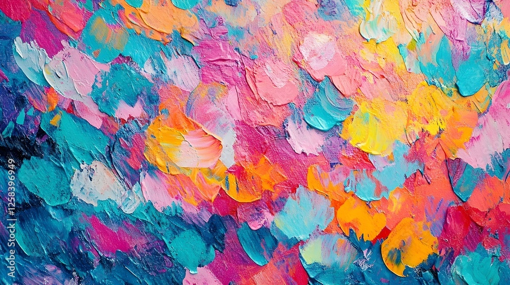 Abstract Colorful Oil Painting Texture Background Abstract Colorful Oil Painting Texture Background