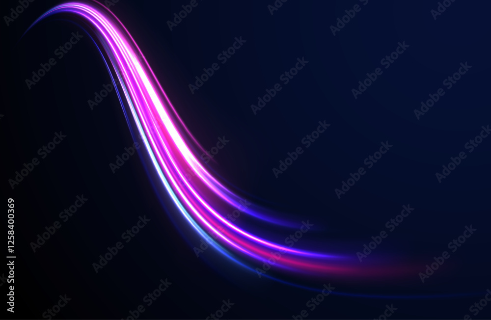 Colored shiny sparks of spiral wave. Curved bright speed line swirls. Shiny wavy path. Rotating dynamic neon circle. Magic golden swirl with highlights. Glowing swirl bokeh effect. vector png Colored shiny sparks of spiral wave. Curved bright speed line swirls. Shiny wavy path. Rotating dynamic neon circle. Magic golden swirl with highlights. Glowing swirl bokeh effect. vector png