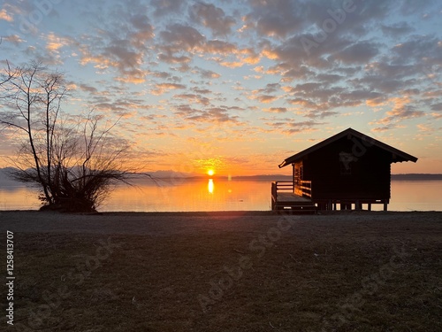 Sonnenuntergang am See