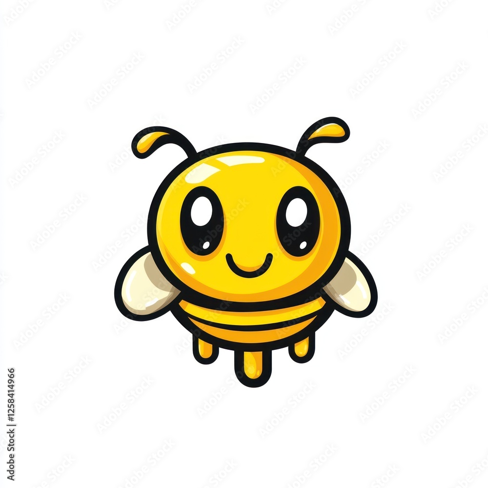 Cute cartoon bee illustration (22) Cute cartoon bee illustration (22)