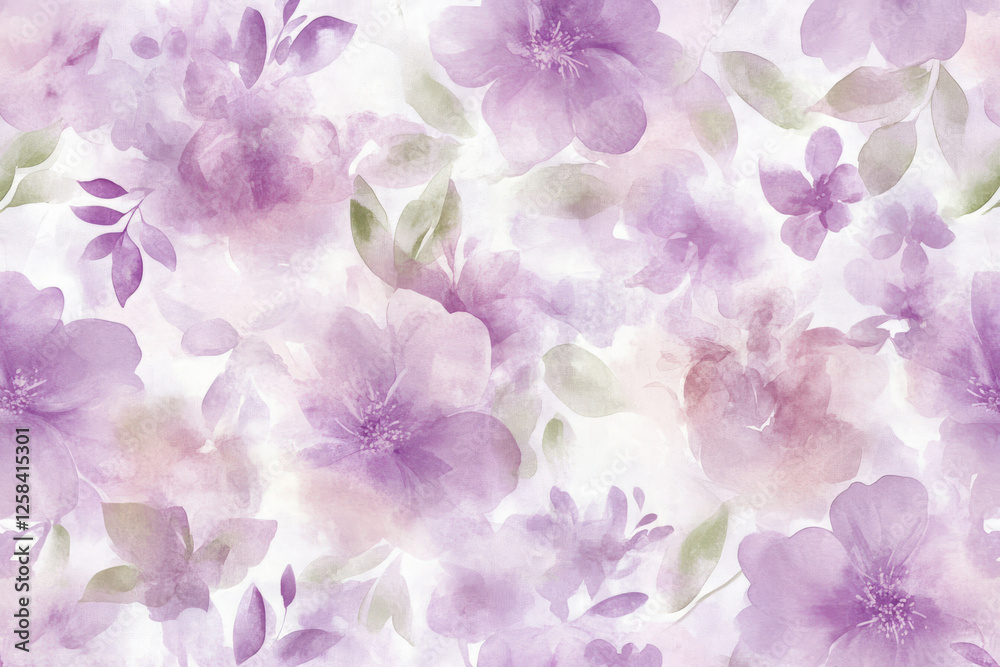 Seamless soft lilac watercolor texture, dreamy gradients with delicate variations. Seamless soft lilac watercolor texture, dreamy gradients with delicate variations.