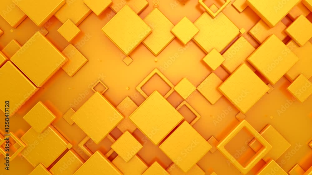 Background of Squares. Abstract motion, loop, two color, 3d rendering, 4k resolution
Background of Squares. Abstract motion, loop, two color, 3d rendering, 4k resolution