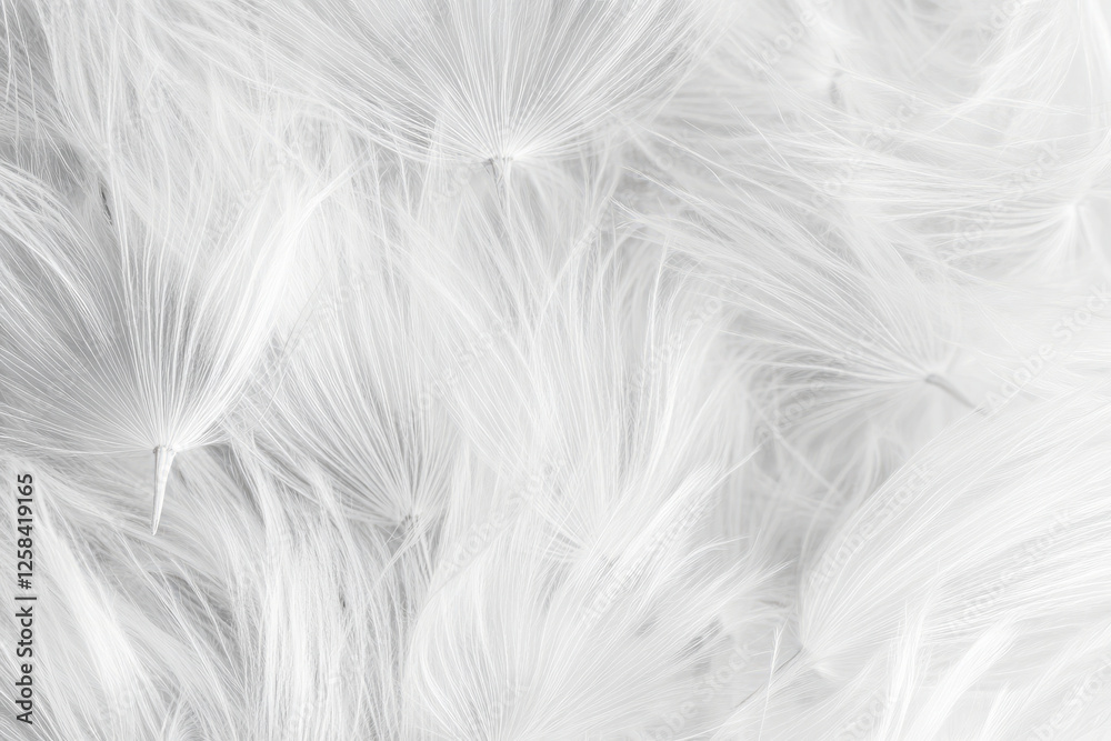 Soft, fluffy dandelion seed head texture, individual wisps catching the light in an intricate, organic pattern. Soft, fluffy dandelion seed head texture, individual wisps catching the light in an intricate, organic pattern.