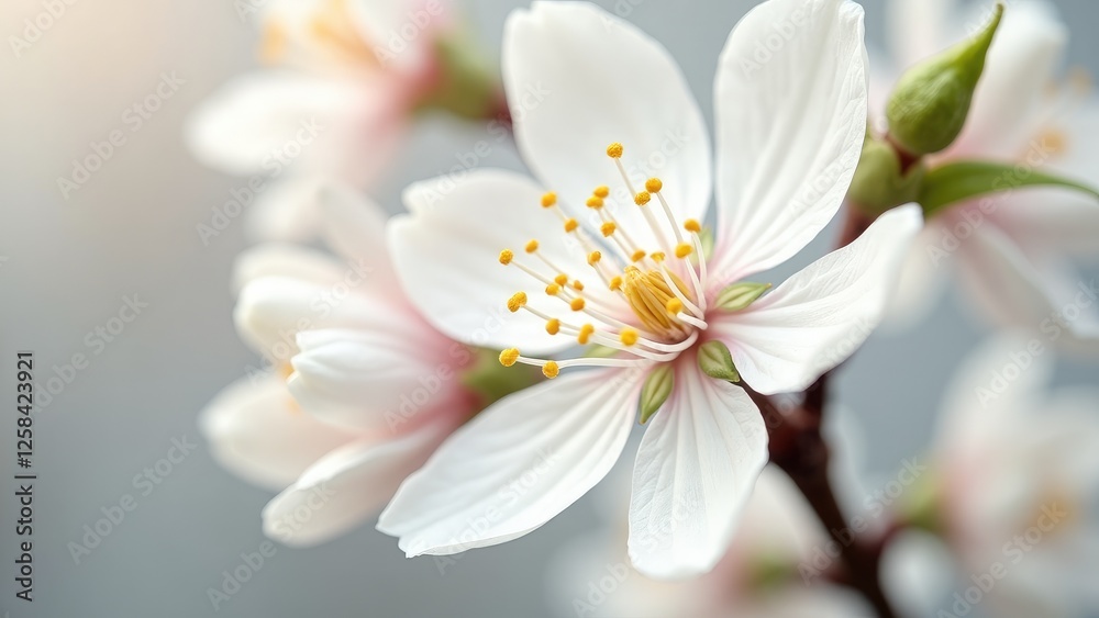 Japanese Sakura Pink Cherry Blossom in Spring Japanese Sakura Pink Cherry Blossom in Spring