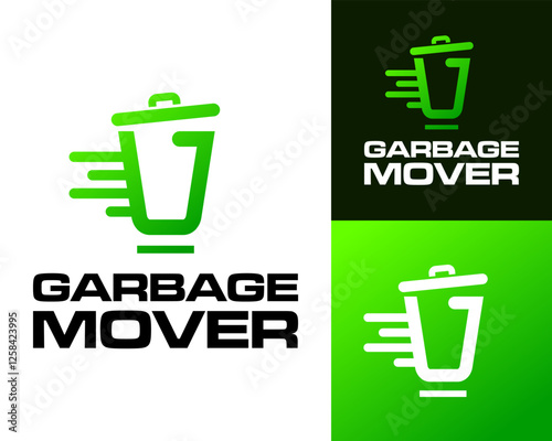 Letter G monogram waste processing logo design.