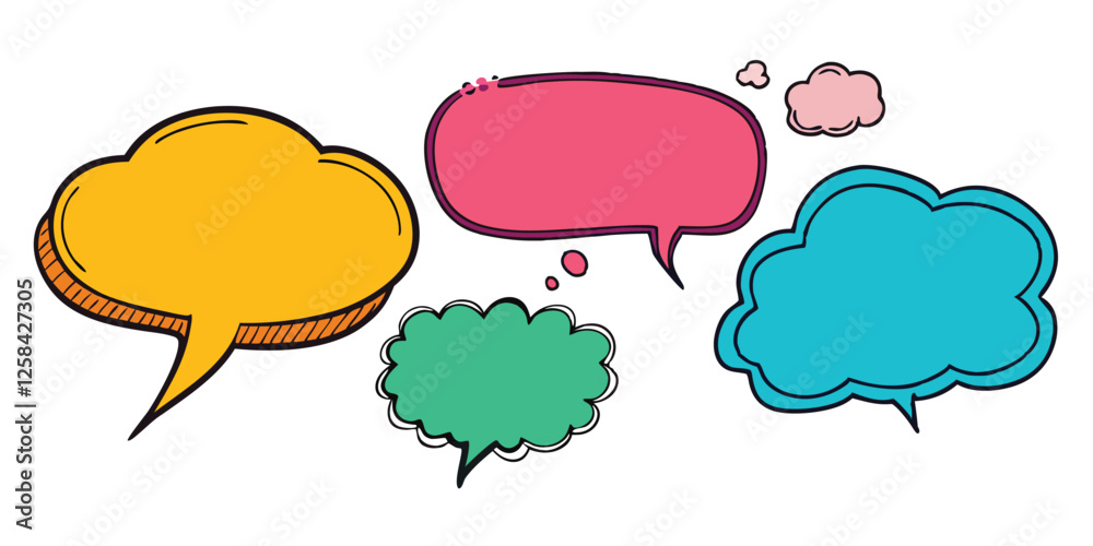 Hand-Drawn Crayon Speech Bubbles – Colorful Grunge Chalk & Charcoal Doodle Set
Hand-Drawn Crayon Speech Bubbles – Colorful Grunge Chalk & Charcoal Doodle Set