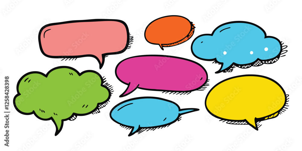 Hand-Drawn Crayon Speech Bubbles – Colorful Grunge Chalk & Charcoal Doodle Set
Hand-Drawn Crayon Speech Bubbles – Colorful Grunge Chalk & Charcoal Doodle Set