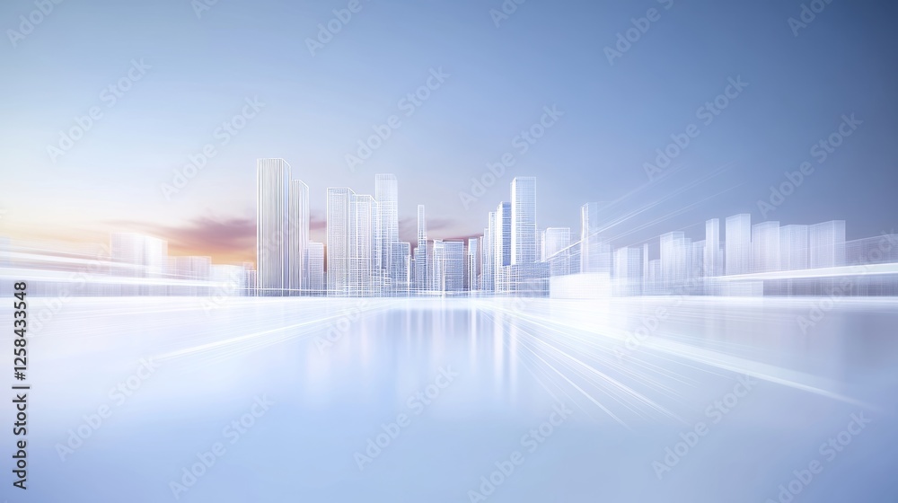 Obraz premium abstract city background