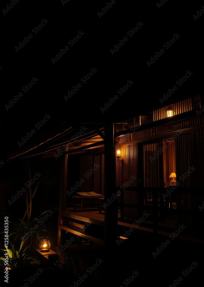 Sasak bamboo house lombok resort terrace detail bamboo house background beautiful bamboo asian seaport baltic sea antebellum